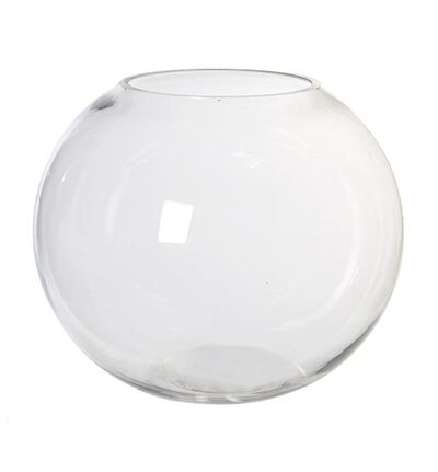 Glassvase Bubble rund S